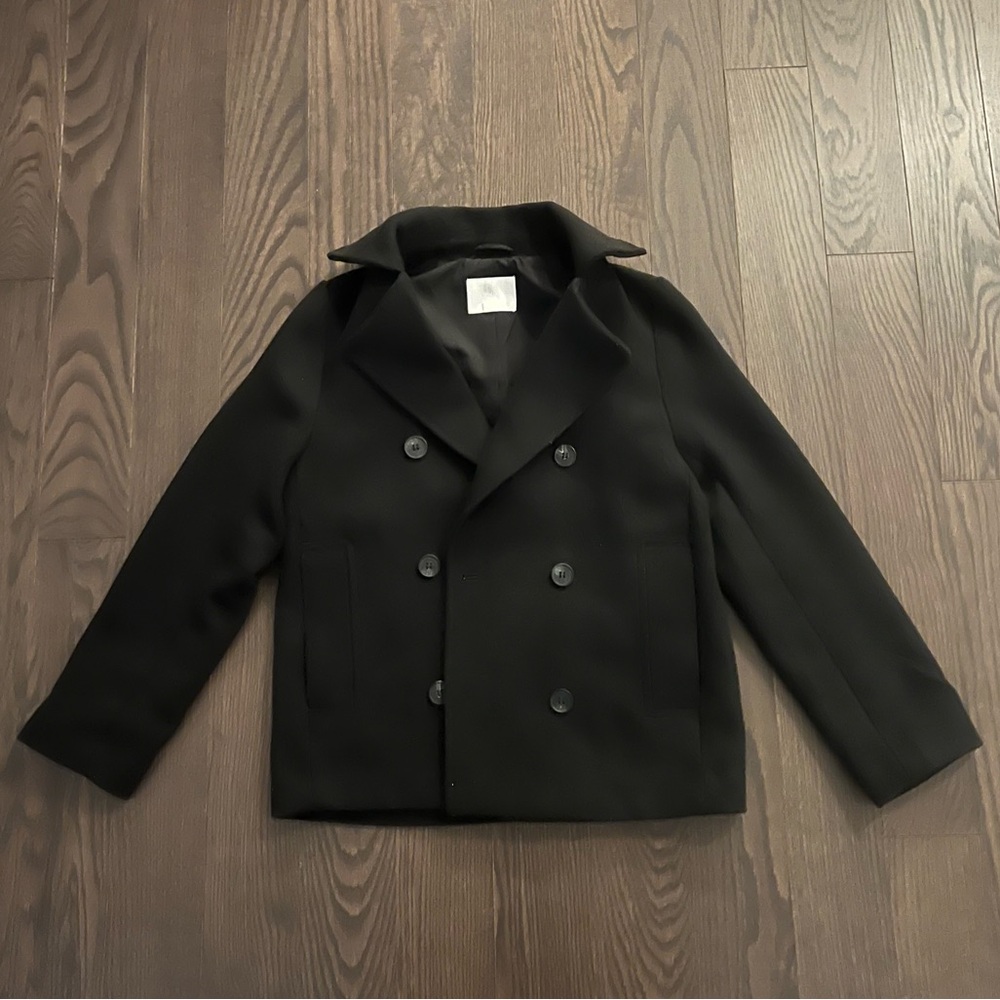 Women’s Black Peacoat